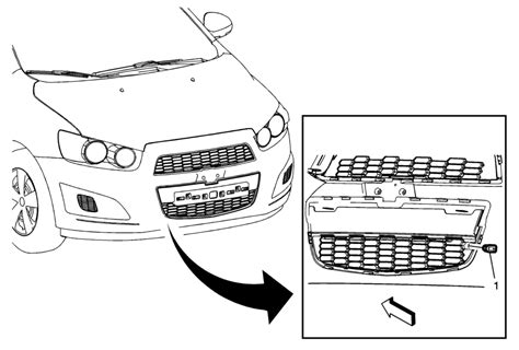 Chevrolet Sonic Repair Manual: Ambient Air Temperature Sensor ...