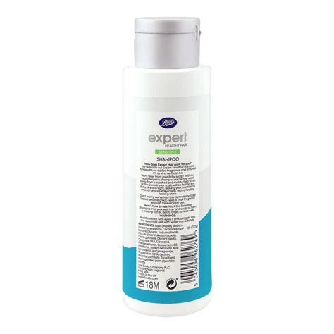 Buy Boots Expert Healthy Hair Shampoo, Sensitive, With Pro-Vitamin B5 ...