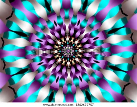 Beautiful Optical Illusion Art Projects Cards Stock Illustration ...