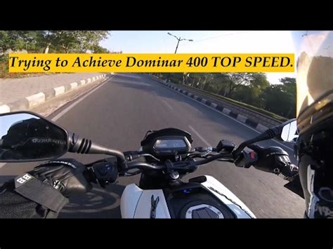 Testing Dominar 400 TOP SPEED on Highway. - YouTube