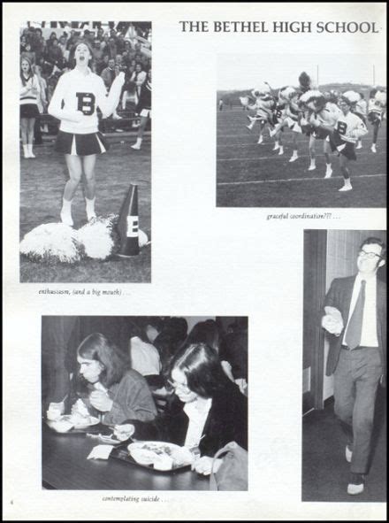 Explore 1972 Bethel High School Yearbook, Bethel CT - Classmates