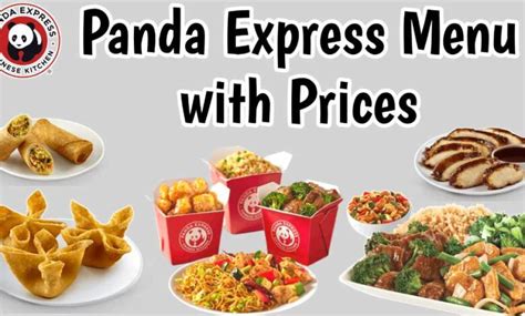 Panda Express Menu Prices (2023) - Menu Food Price