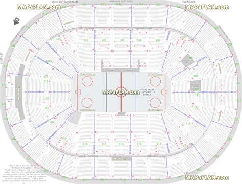 St. Louis Enterprise Center seating chart - St. Louis Blues NHL hockey game arena stadium ...