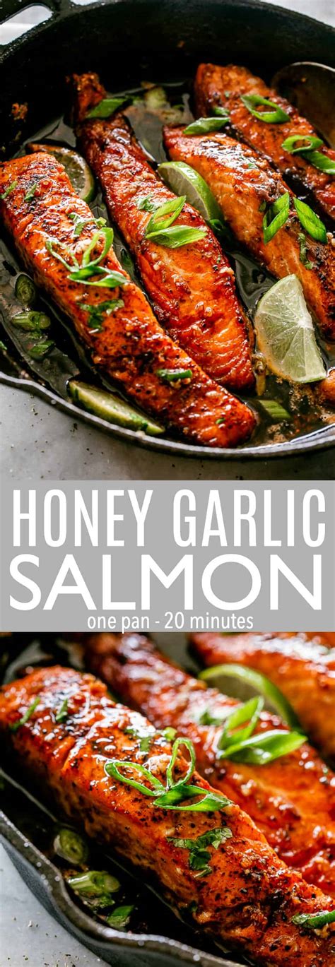 Honey Garlic Sauce Salmon Recipe | 20min Easy Salmon Dinner