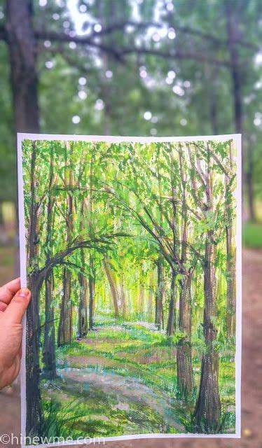 Hiart how to draw watercolor forest step by step easy tutorial – Artofit