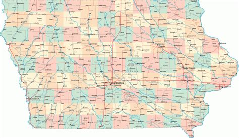 Printable Road Map Of Nebraska - Printable Maps