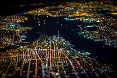 Stunning view of New York at night seen from the sky – Vuing.com