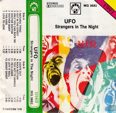 UFO - Strangers In The Night (1991, Cassette) | Discogs