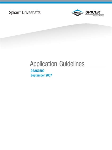 End Yoke Application Guidelines | PDF