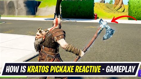 How is Kratos Pickaxe reactive - Kratos Bundle Gameplay in Fortnite ...