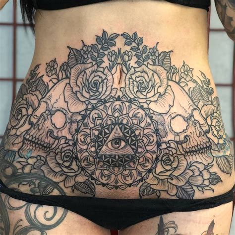 150+ Cute Stomach Tattoos for Women (2021) - Belly Button, Navel