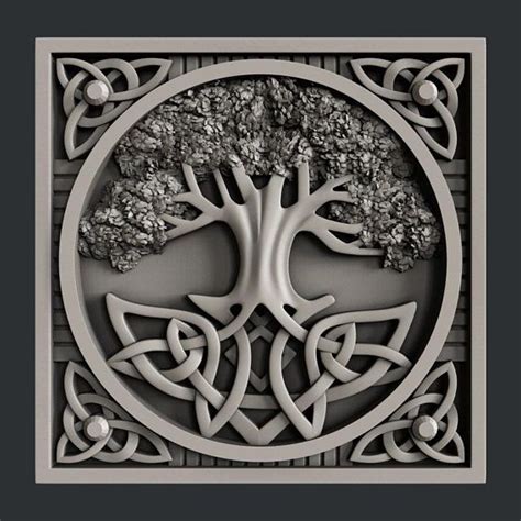 3d STL models for CNC tree | Cnc router, Cnc, Stl file format