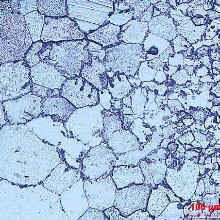 Microstructure of AISI 410S ferritic stainless steel; (a) As received ...