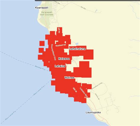 NASA Fire Map of Lahaina : r/maui