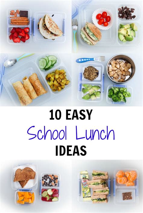 10 Easy School Lunch Ideas Vegan Vegetarian Gastronomy