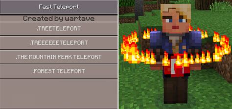 Fast Teleport Mod | Minecraft PE Mods & Addons