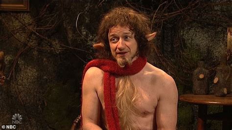 James McAvoy returns as Mr. Tumnus from Chronicles of Narnia on SNL ...