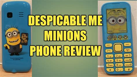 Despicable me minions phone Review UK - YouTube