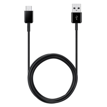 Official Samsung Galaxy A12 USB-C Fast Charging Cable - 1.2m - Black