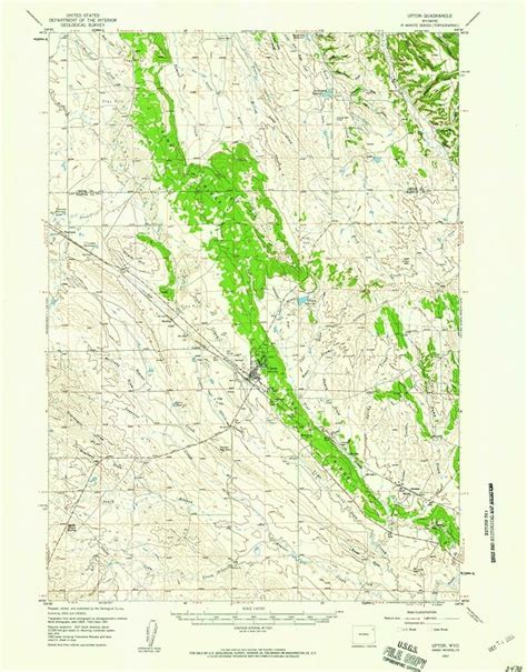 Amazon.com: 1957 Upton, WY - Wyoming - USGS Historical Topographic Map : 44in x 55in: Posters ...