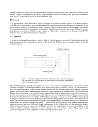 Small catadioptric microscope optics 2003 | PDF