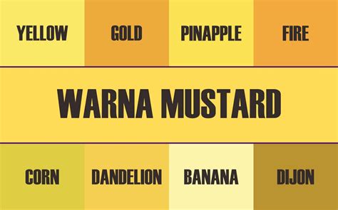 Warna Mustard Seperti Apa? Lihat Ini Agar Tidak Salah! - LASKAR PENA