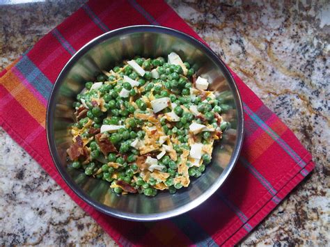 English Pea Salad, recipe from Paula Deen’s sons… | Pea salad recipes, English pea salad, Pea salad