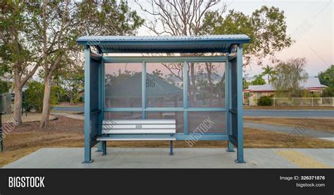 Bus Stop Shelter Front Image & Photo (Free Trial) | Bigstock