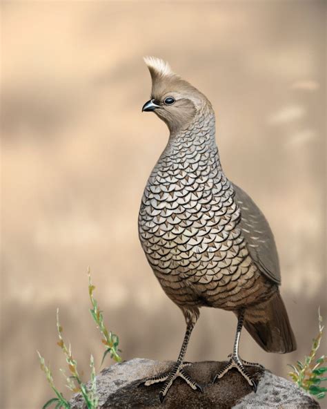 Scaled Quail by =wildartguy on deviantART Most Beautiful Birds, Pretty Birds, Beautiful Lines ...