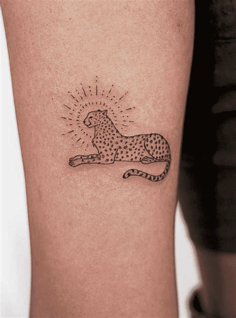 Cheetah Tattoo Design Images (Cheetah Ink Design Ideas) | Leopard tattoos, Cheetah tattoo ...