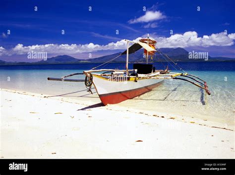 Bangka Boat in Snake Island Palawan Philippines Stock Photo - Alamy