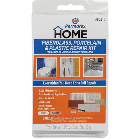 Permatex 1.06 Oz. Fiberglass, Porcelain & Plastic Epoxy Repair Kit - Alamo Lumber