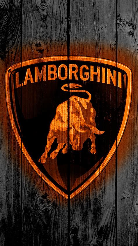 Lamborghini Red Logo, lamborghini logo, brand logo, sports car, car, bull, HD phone wallpaper ...