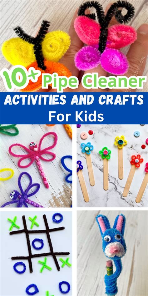 10+ Kid Approved Pipe Cleaner Crafts And Activities