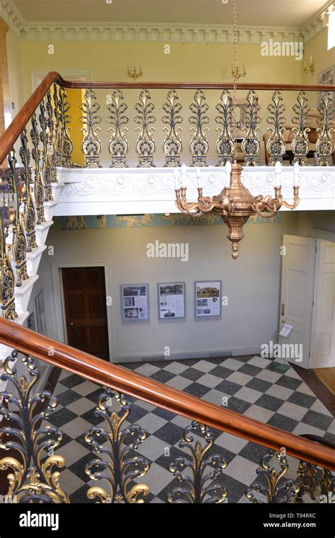 Inside Hylands House, Writtle, Chelmsford, Essex, UK Stock Photo - Alamy