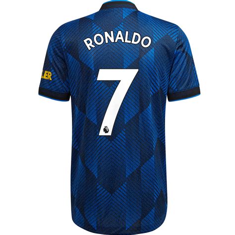 2021/22 adidas Cristiano Ronaldo Manchester United 3rd Authentic Jersey ...