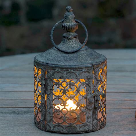 baby lattice moroccan style candle lantern by the flower studio | notonthehighstreet.com