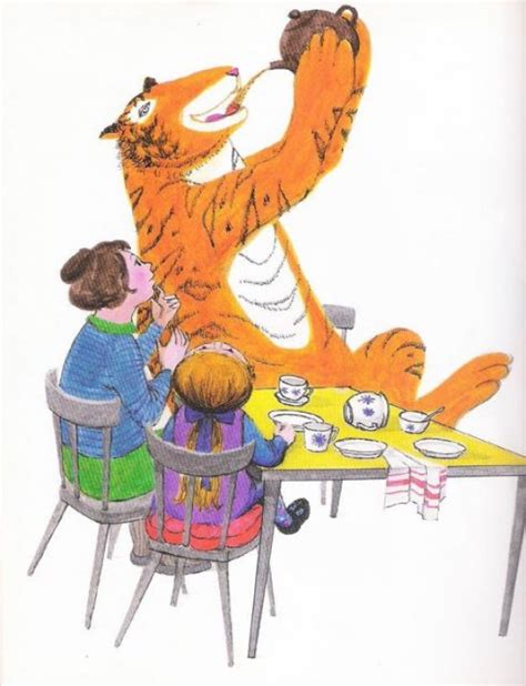 We read it like this: The Tiger who Came to Tea: Owp!