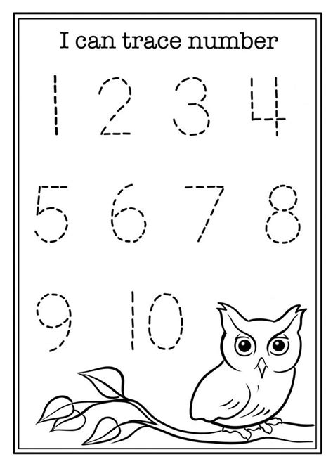 number 4 tracing worksheets pdf - Carlota Orozco