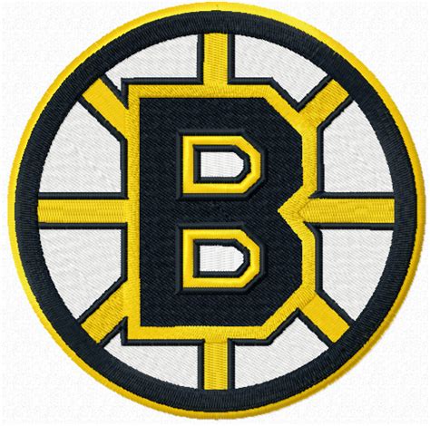 Boston Bruins Logo embroidery design