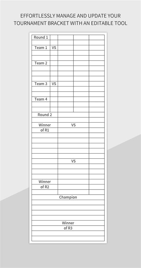 Free Editable Tournament Bracket Templates For Google Sheets And ...