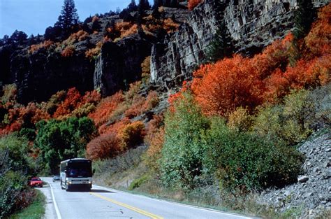 Autumn Drive in Logan Canyon