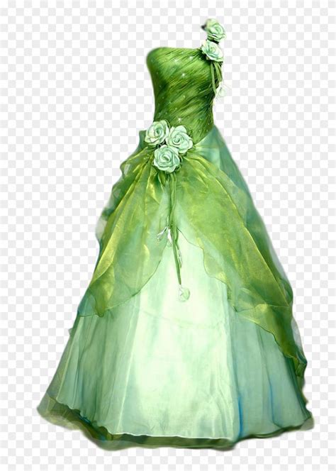 Ball Gown Clipart - Beautiful Green Wedding Dresses - Free Transparent PNG Clipart Images Download