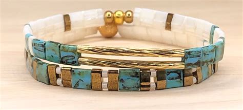 Vibrant Turquoise Bracelets / Single or Stacked Bracelet - Etsy