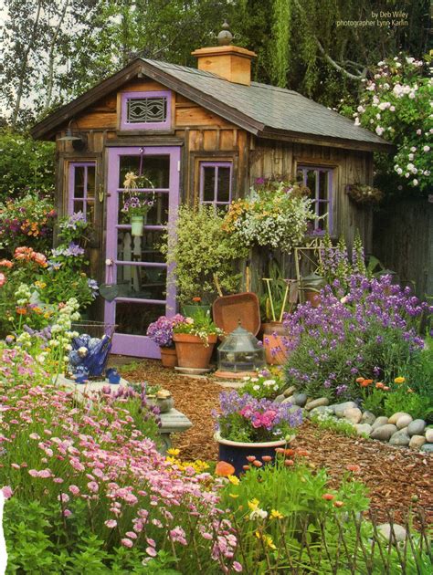 21 English Country Garden Shed Ideas To Consider | SharonSable