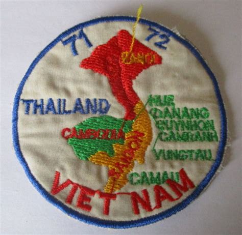 1971 - 1972 THAILAND VIETNAM WAR MAP PATCH | #4714212854