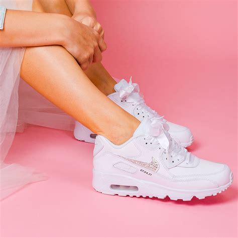 Nike Wedding Shoes Air Max 90 l Custom Bride Nike Wedding Trainers