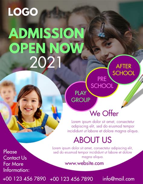 Admission Open Flyer