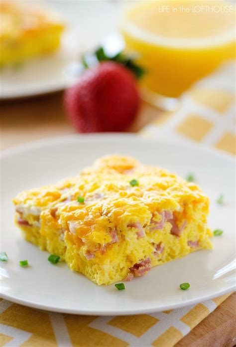 Baked Ham and Cheese Omelette - Life In The Lofthouse