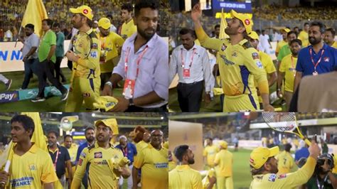 IPL 2023: WATCH - MS Dhoni and CSK team members express gratitude ...